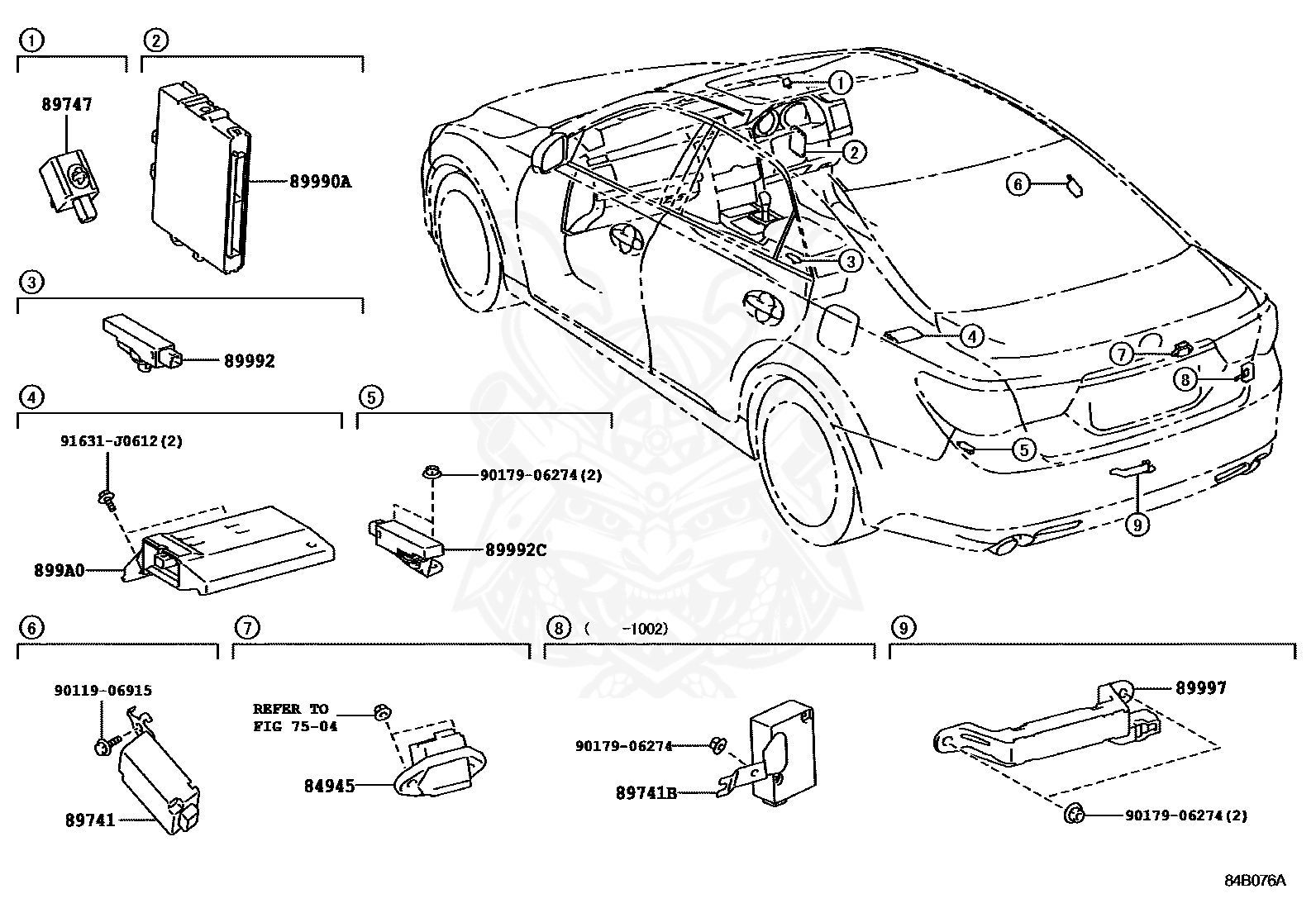 89997-30070 - Toyota - Antenna, Electrical Key - Nengun Performance