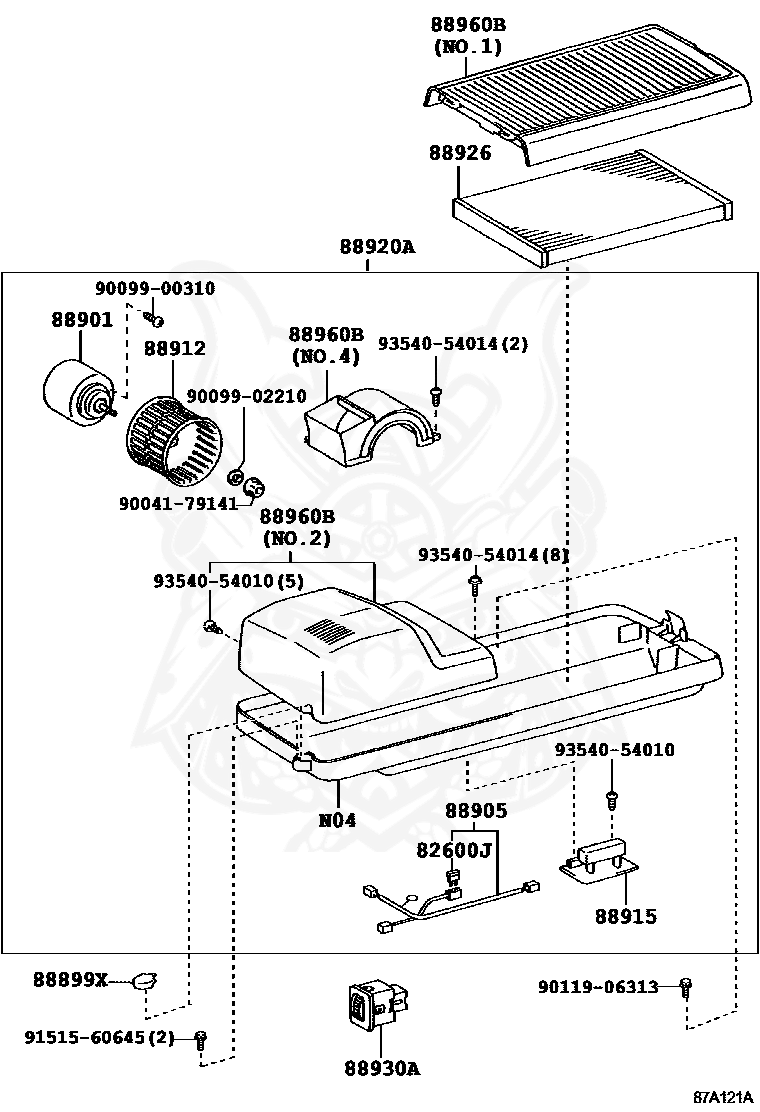 93540-54014 - Toyota - Screw - Nengun Performance