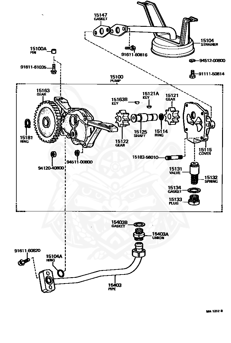 94120-40800 - Toyota - Nut - Nengun Performance