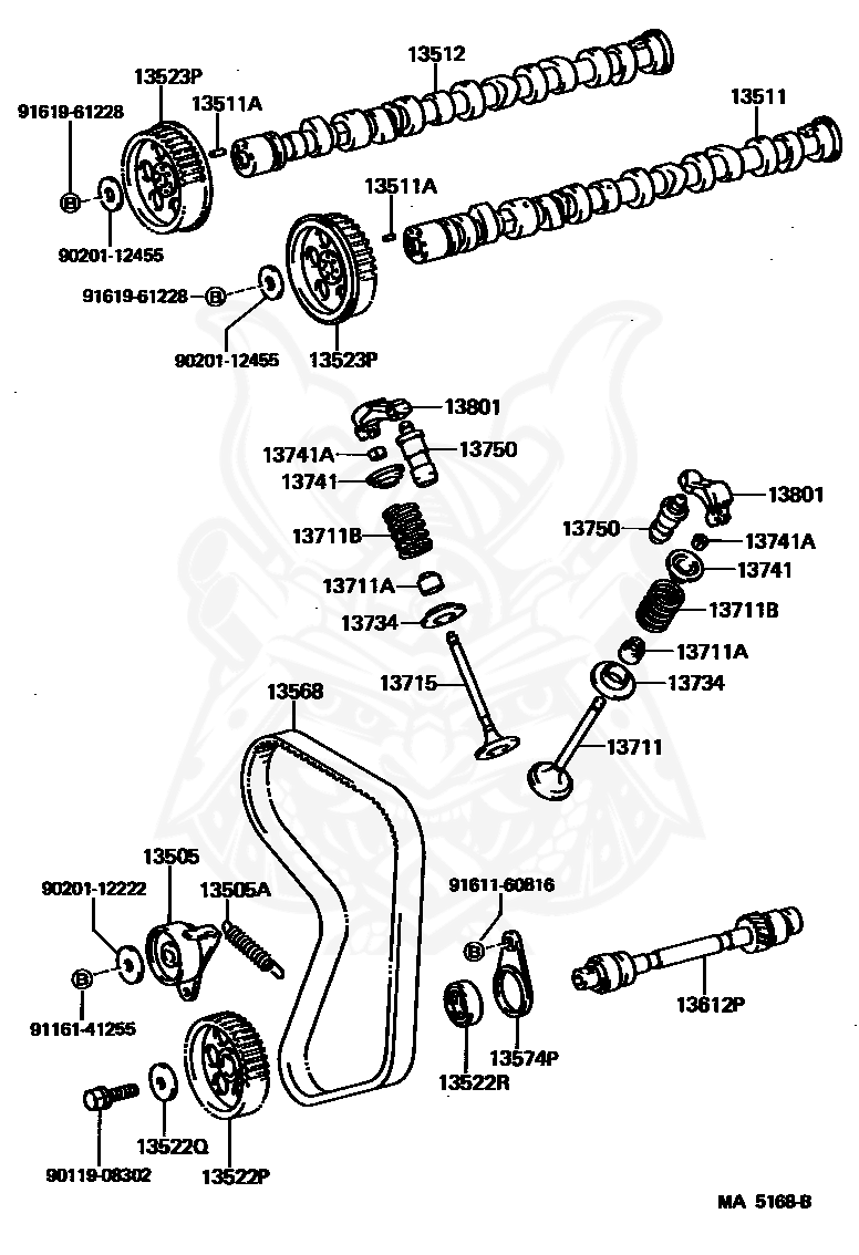 13750-70010 - Toyota - Adjuster Assy, Valve Lash - Nengun Performance