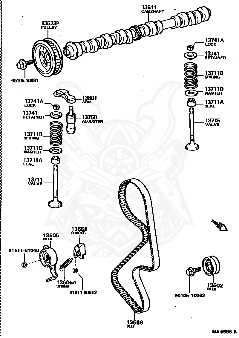 13750-70010 - Toyota - Adjuster Assy, Valve Lash - Nengun Performance