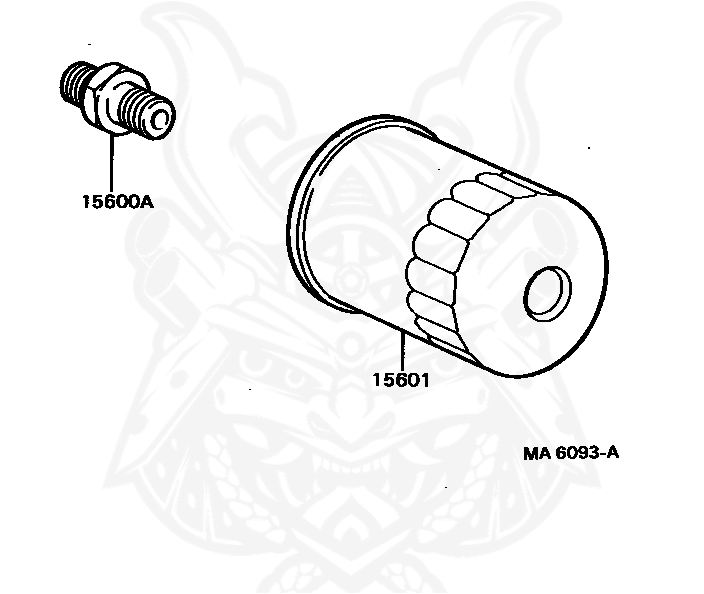 15601-13010 - Toyota - Filter Sub-assy, Oil - Nengun Performance