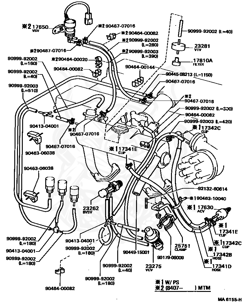 90999-92002 - Toyota - Hose - Nengun Performance