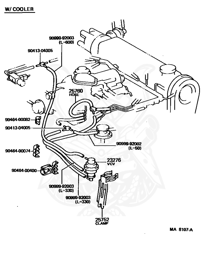 90999-92003 - Toyota - Hose - Nengun Performance