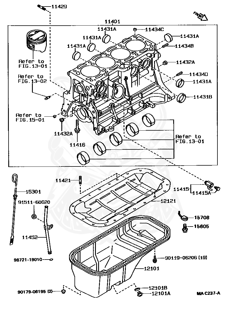 90341-12026 - Toyota - Plug (for Oil Pan Drain) - Nengun Performance