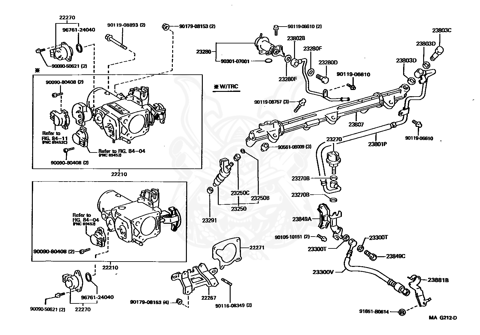 9030107001 toyota размеры