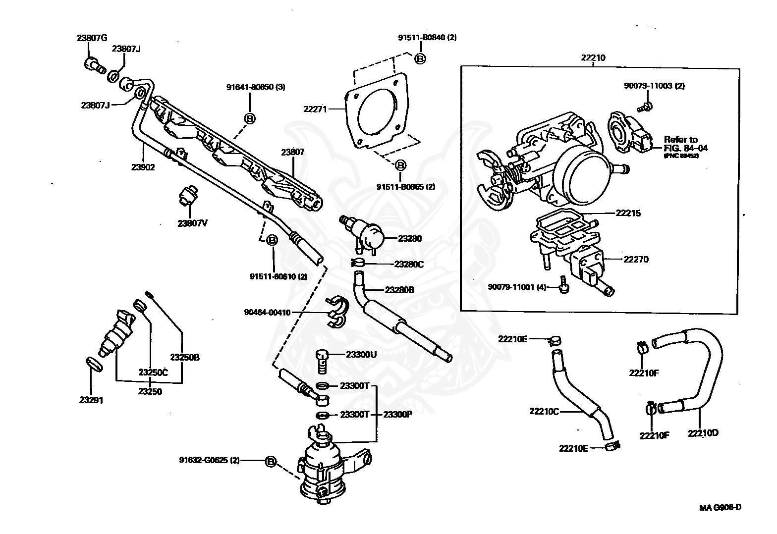 9030107001 toyota размеры