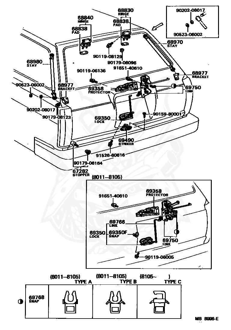 69759-24050 - Toyota - Insulator - Nengun Performance