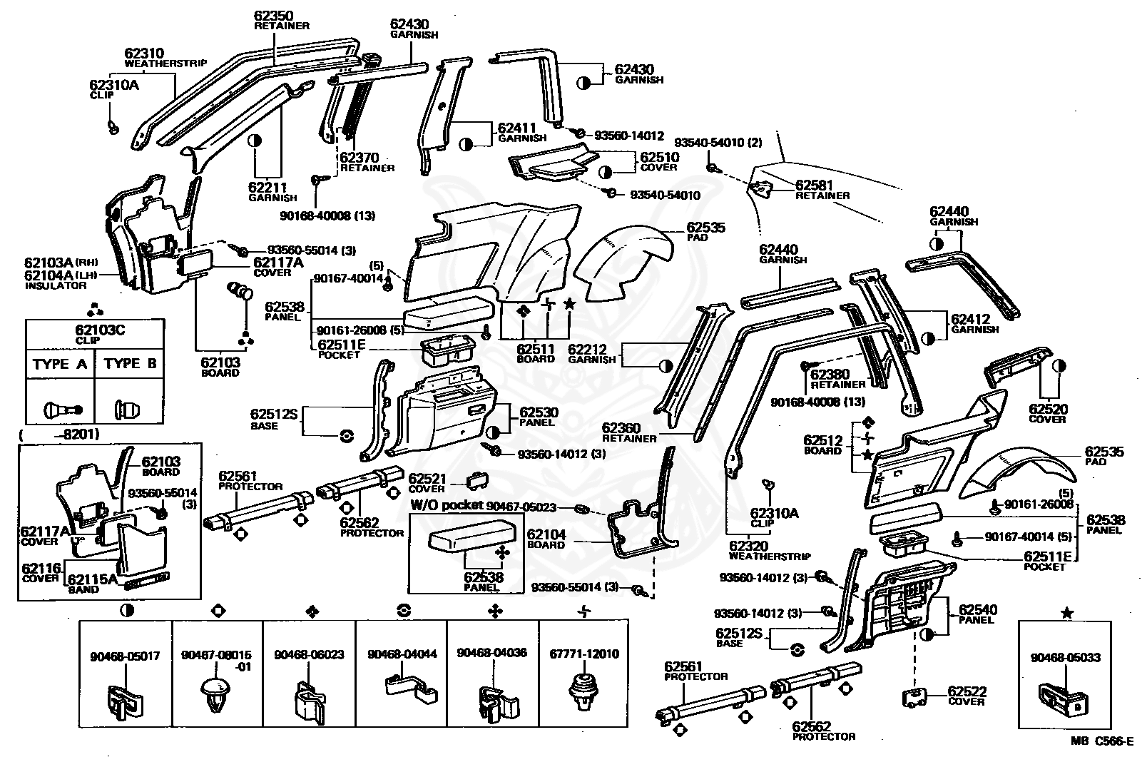 Toyota 93560 14014