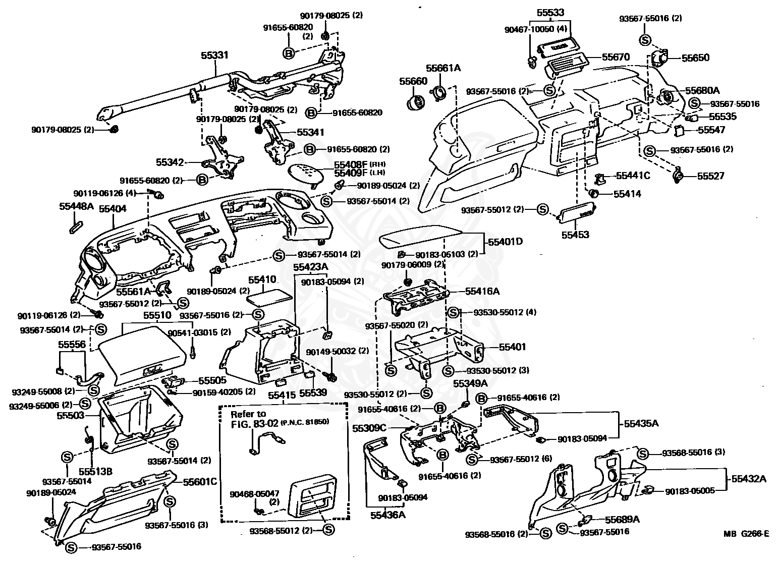 Toyota 93568 55016