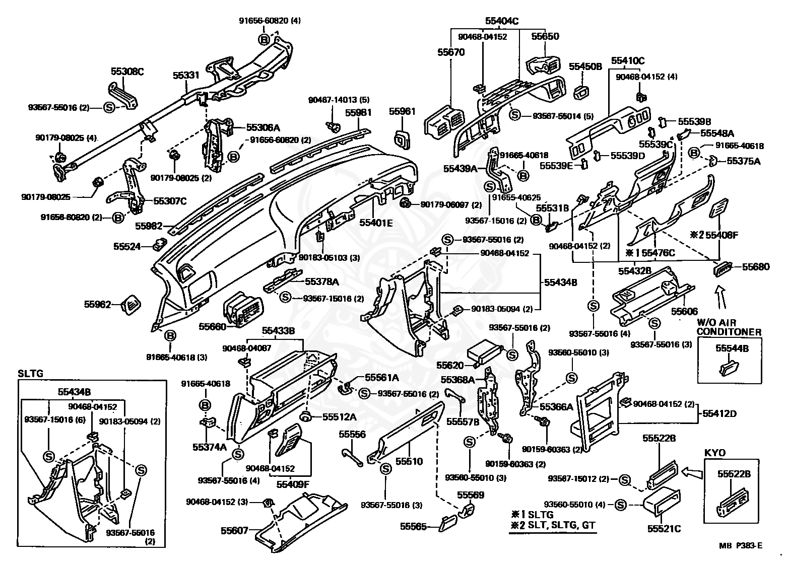 55409-22120-02 - Toyota - Panel Sub-assy, Instrument Panel Speaker 