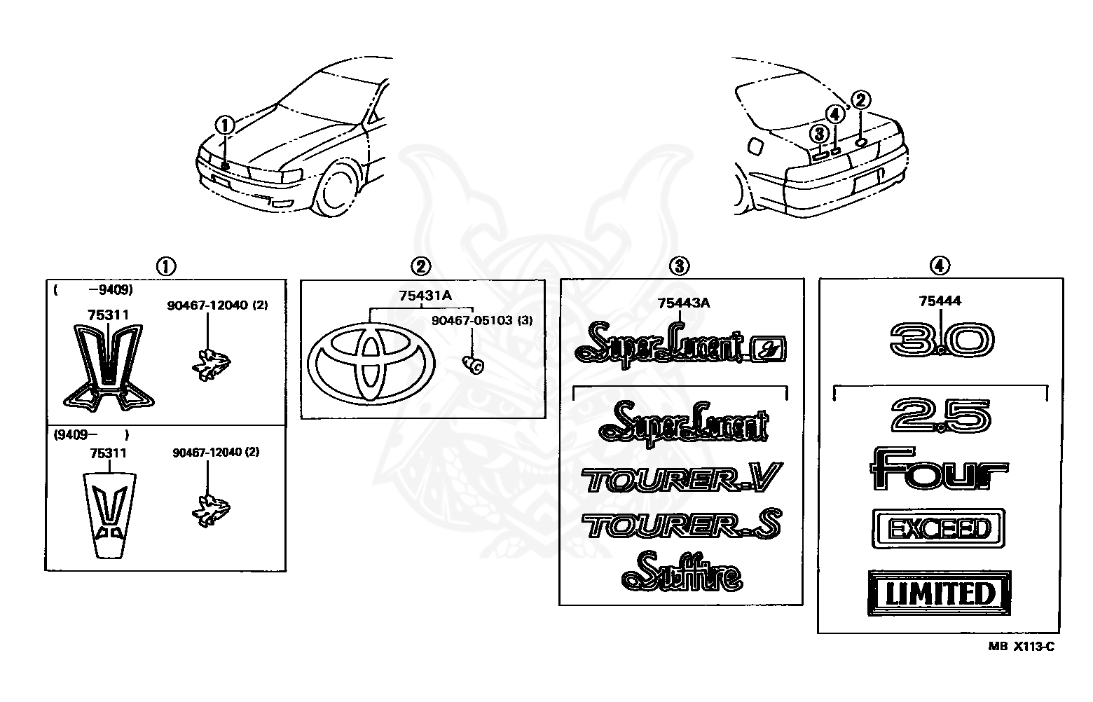 90467-12040 - Toyota - Clip - Nengun Performance