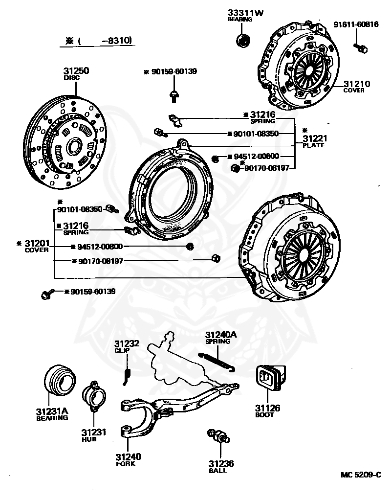 90363-40008 - Toyota - Clutch Release Bearing - Nengun Performance