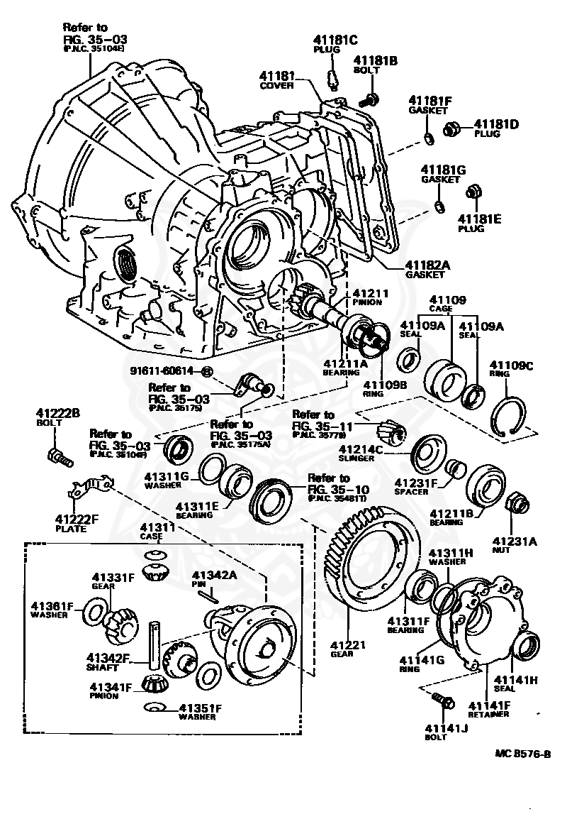 90930-03031 - Toyota - Plug, Breather (for Rear Axle Housing) - Nengun ...