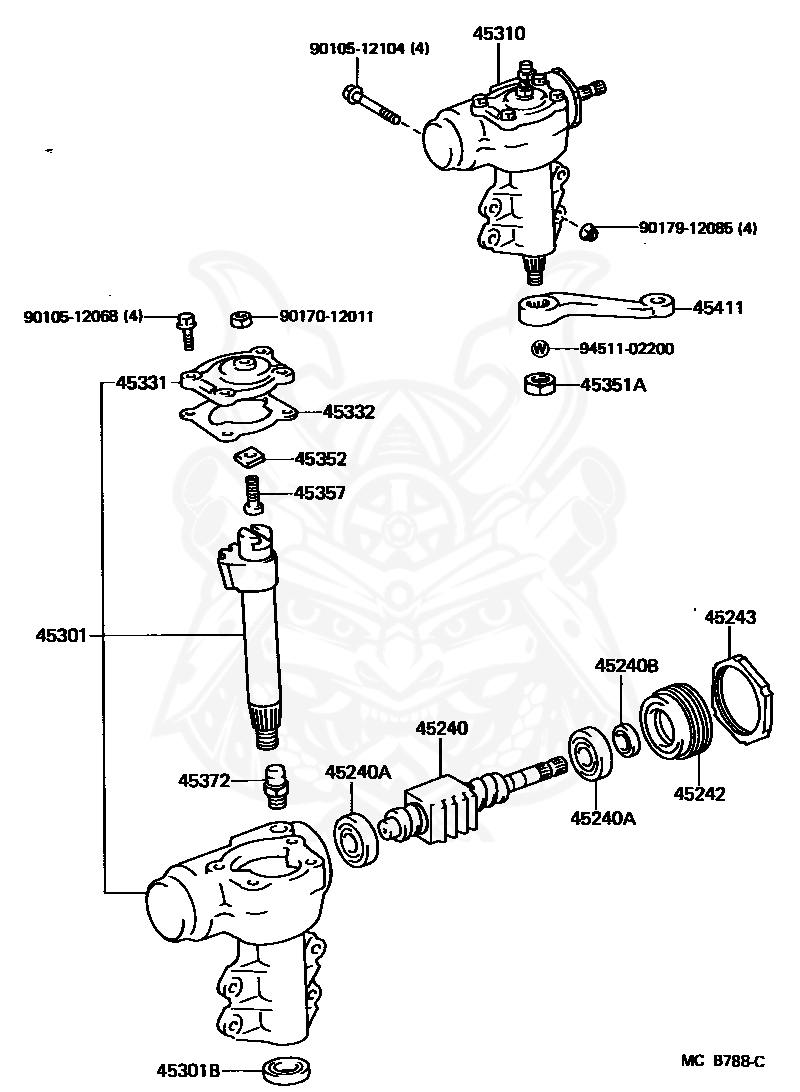 45310-60130 - Toyota - Housing Assy, Steering Gear - Nengun Performance