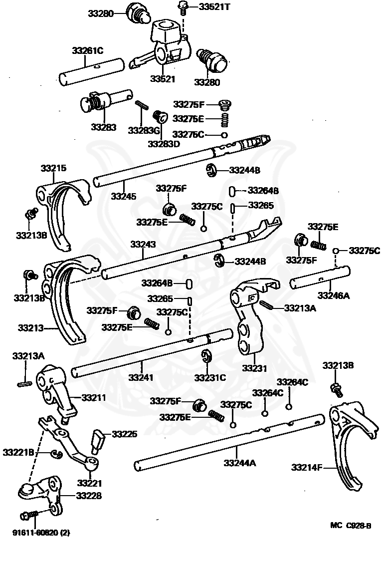 90520-12003 - Toyota - Ring, Shaft Snap (for Select Spring No. 2 Seat ...