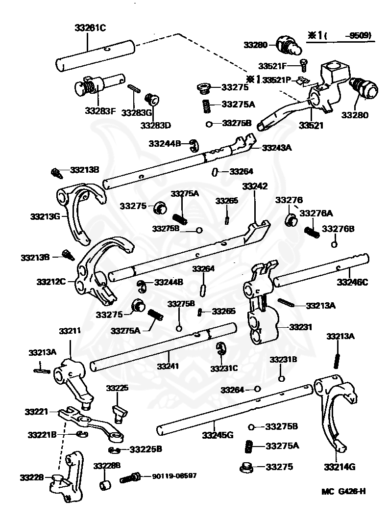 90520-12003 - Toyota - Ring, Shaft Snap (for Select Spring No. 2 Seat ...