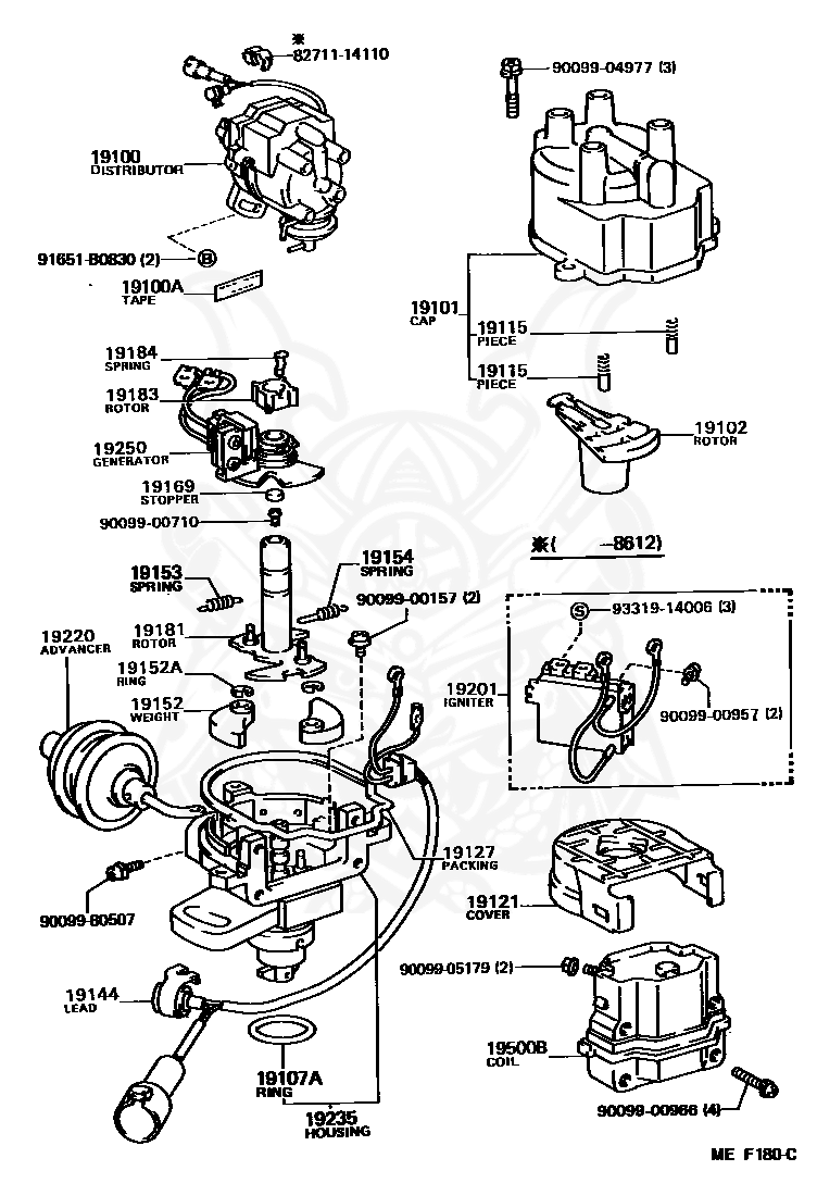 19102-11010 - Toyota - Distributor Rotor Sub-assy - Nengun Performance