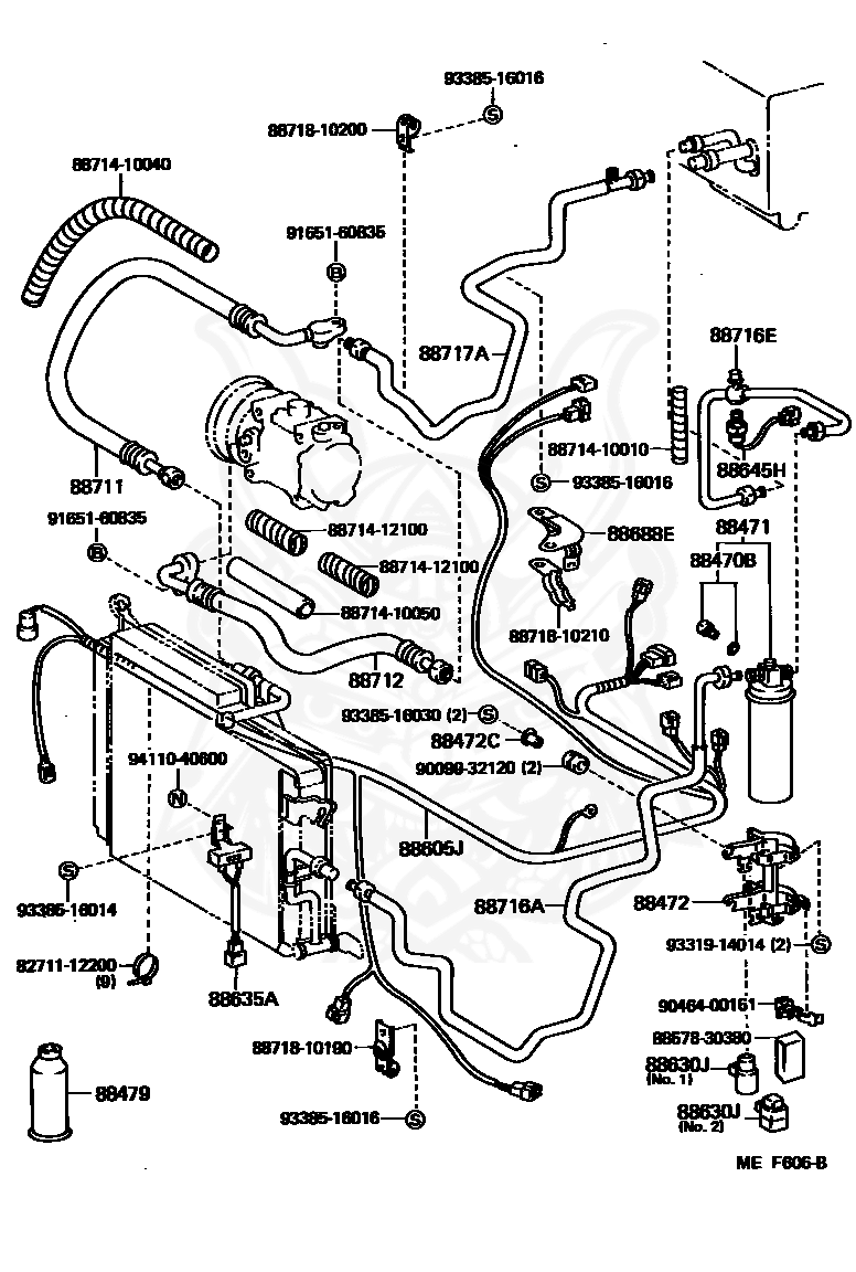 82711-12200 - Toyota - Clip - Nengun Performance