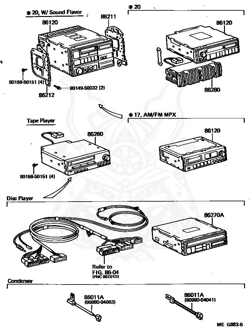 9098004041 Toyota Condenser, Radio Setting Nengun Performance