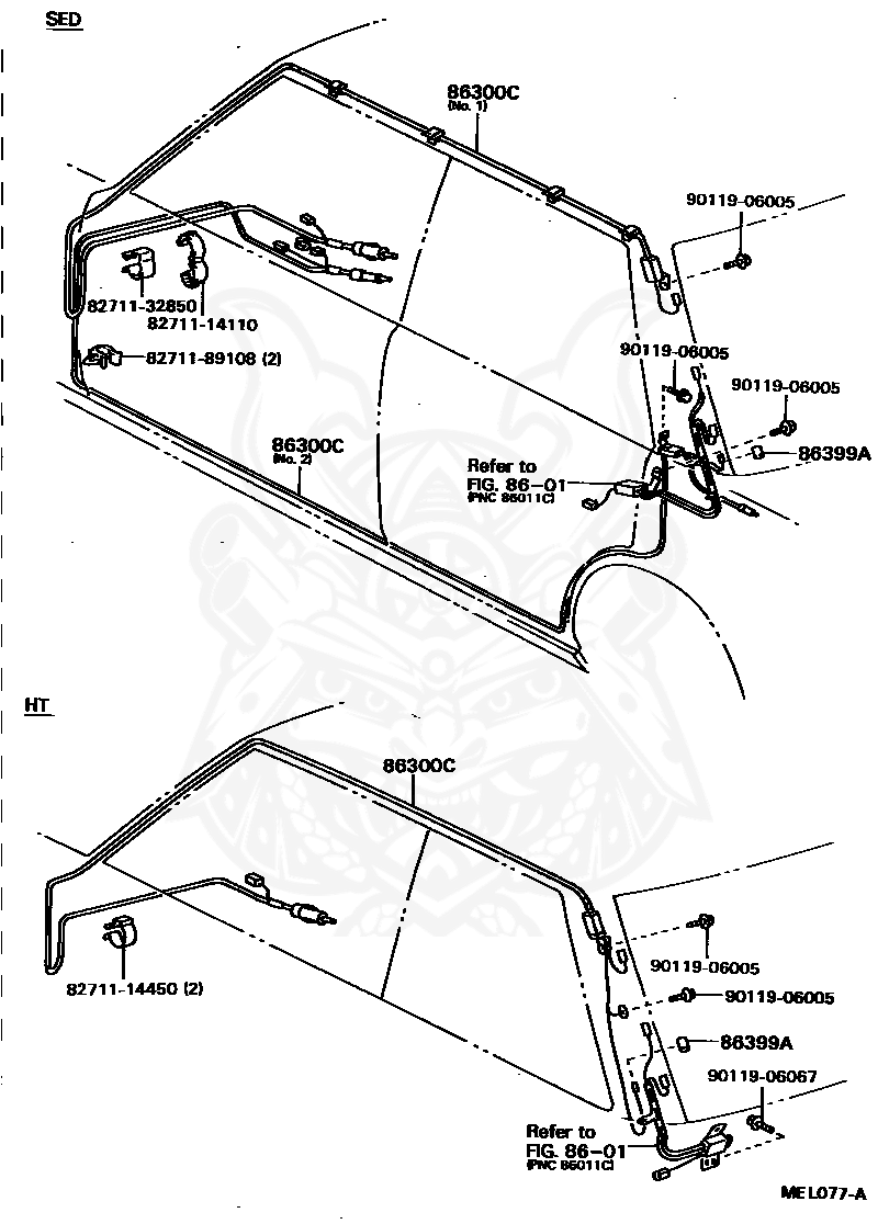 82711-14110 - Toyota - Clip - Nengun Performance