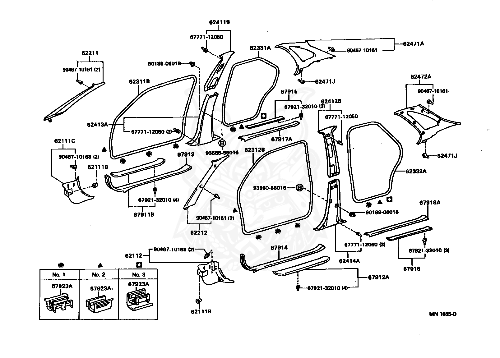 Toyota 90467 10161