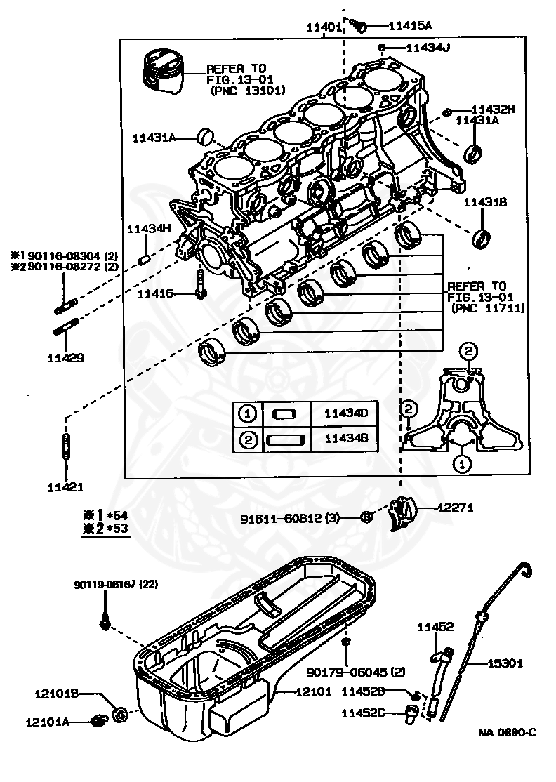 90250-06003 - Toyota - Pin, Straight (for Front Drive Shaft) - Nengun ...