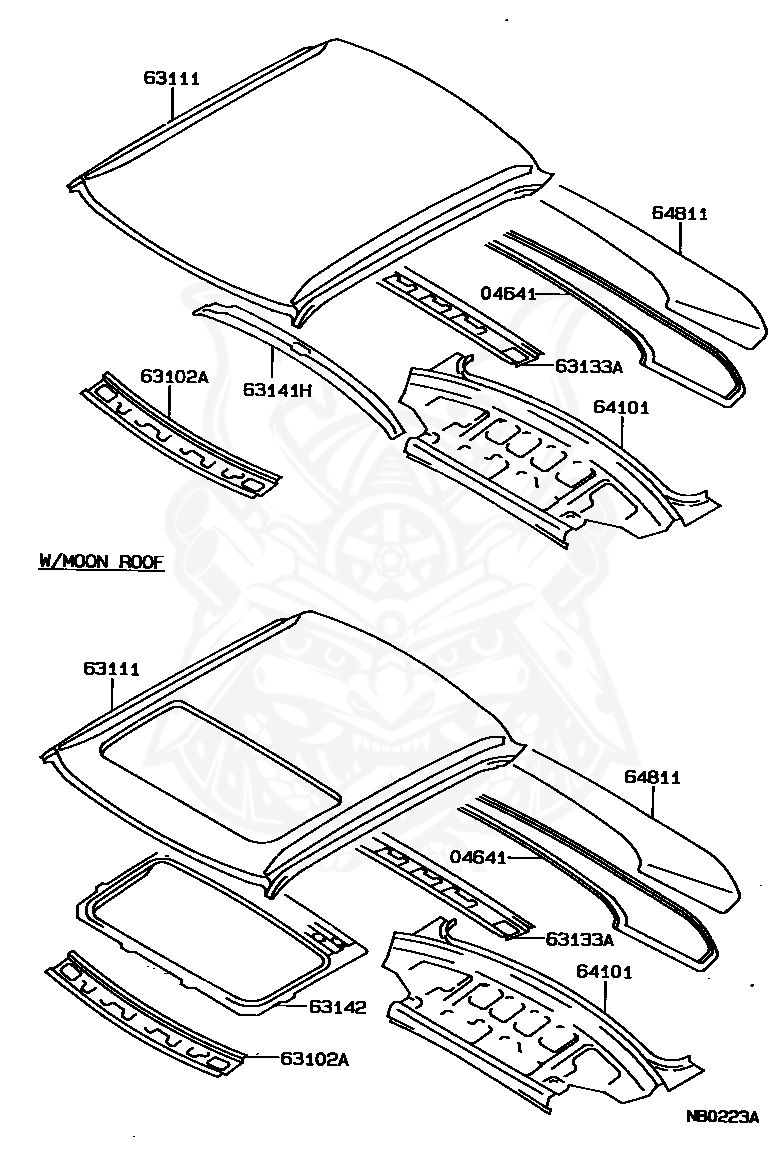 04562-12010 - Toyota - Dam Kit, Windshield Glass - Nengun Performance