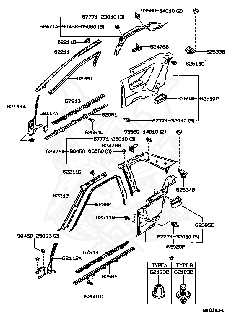 Toyota 93560 14014