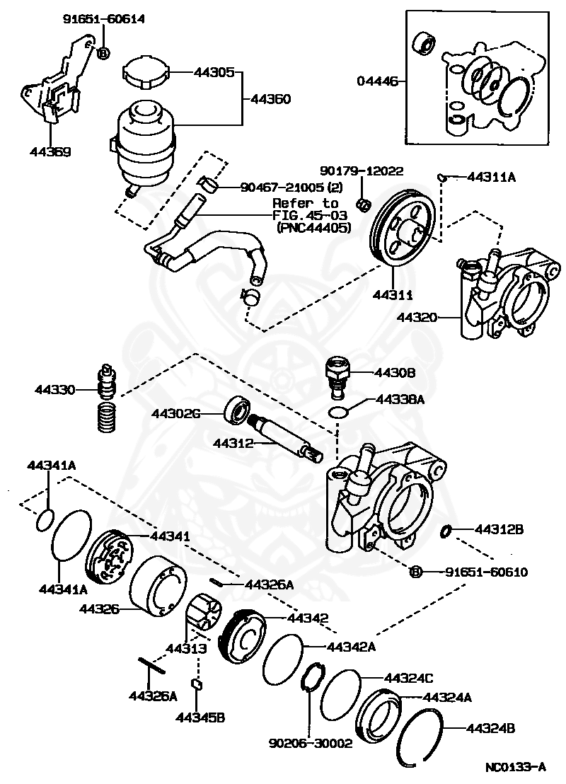 90311-18007 - Toyota - Seal, Oil, No.2 (for Vane Pump Housing) - Nengun ...