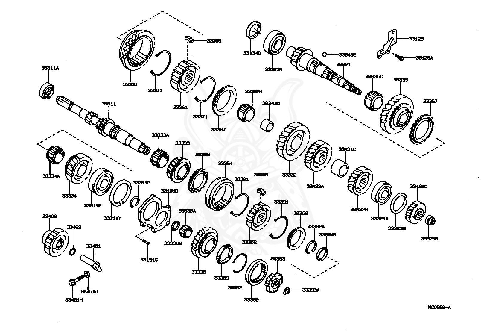 33367-20050 - Toyota - Ring, Synchronizer, No.1 - Nengun Performance