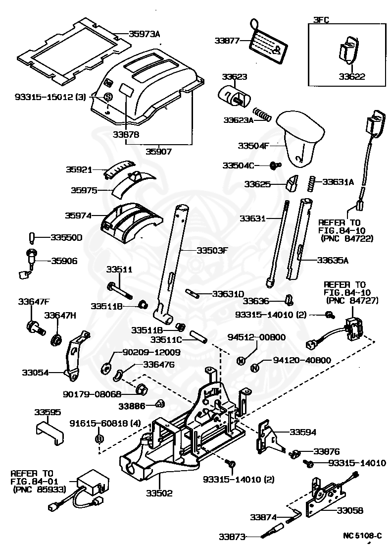 94120-40800 - Toyota - Nut - Nengun Performance