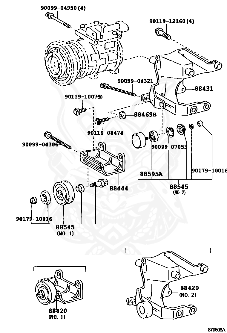 88440-26070 - Toyota - Pulley Assy, Idle - Nengun Performance