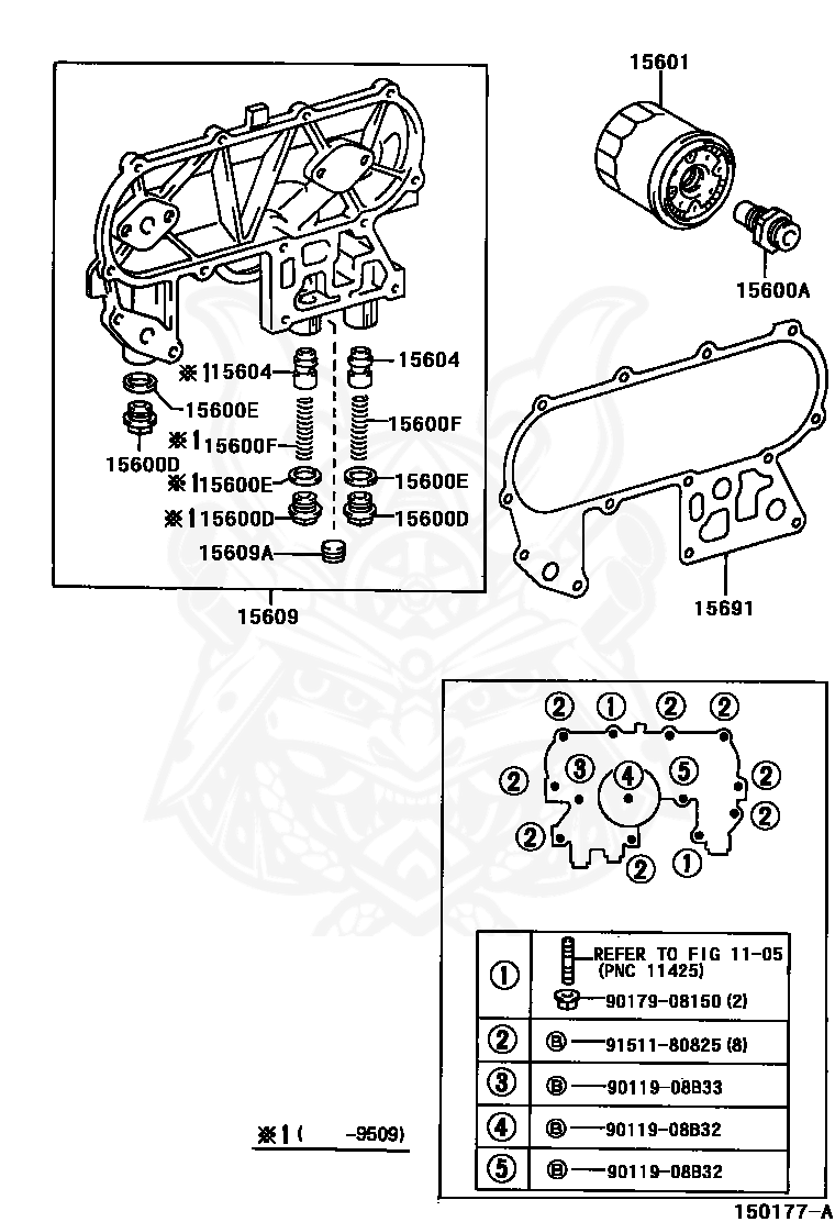 Toyota - Oil Filter Sub-assy