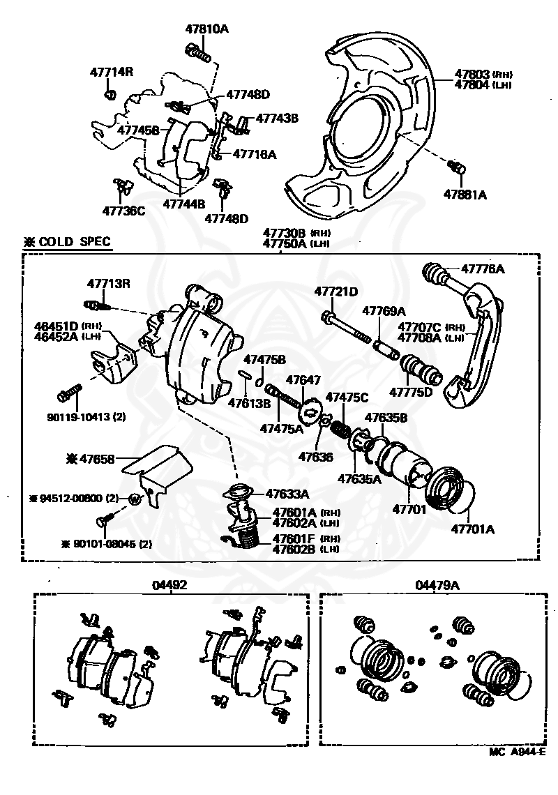 Toyota - Cap, Bleeder Plug (for Rear Disc Brake)