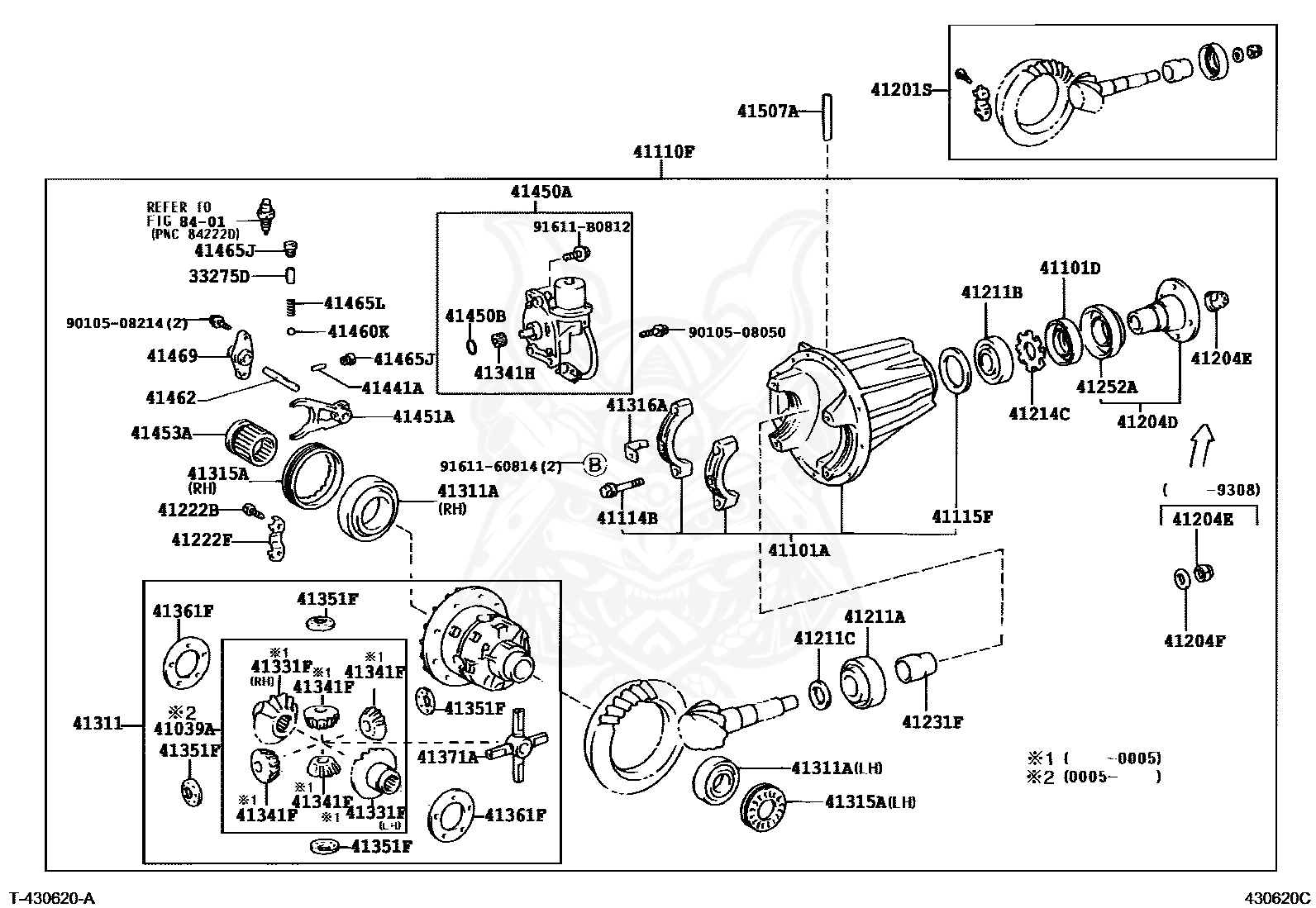 Toyota - Gear, Differential Ring