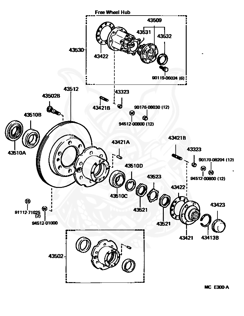 90311-62001 - Toyota - Seal, Oil (for Rear Axle Hub Lh) - Nengun 