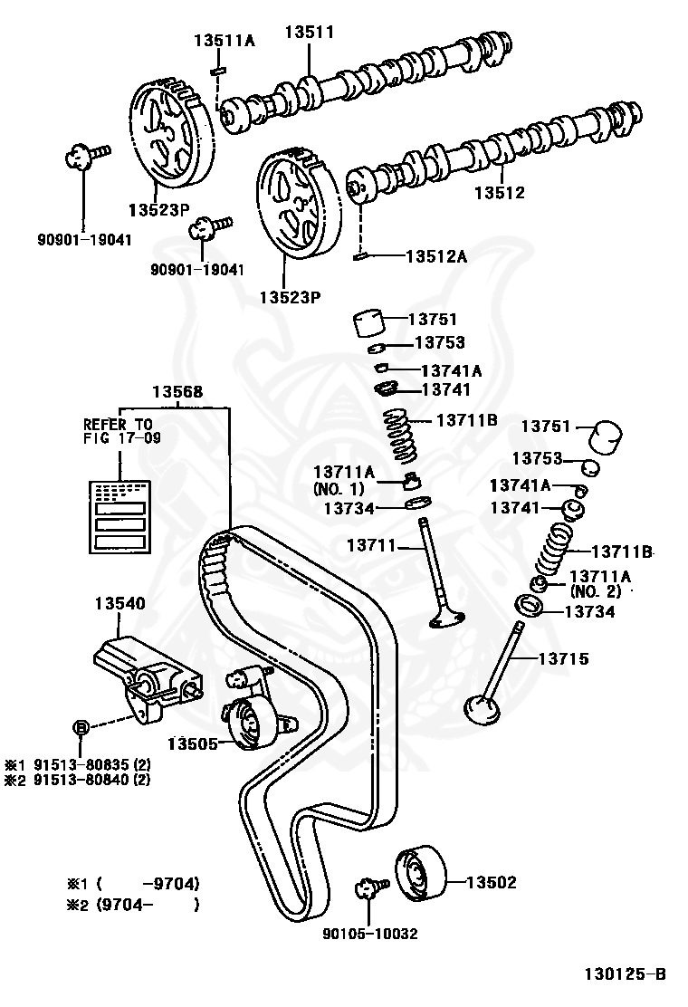 Toyota - Pin, Straight (for Camshaft Knock)