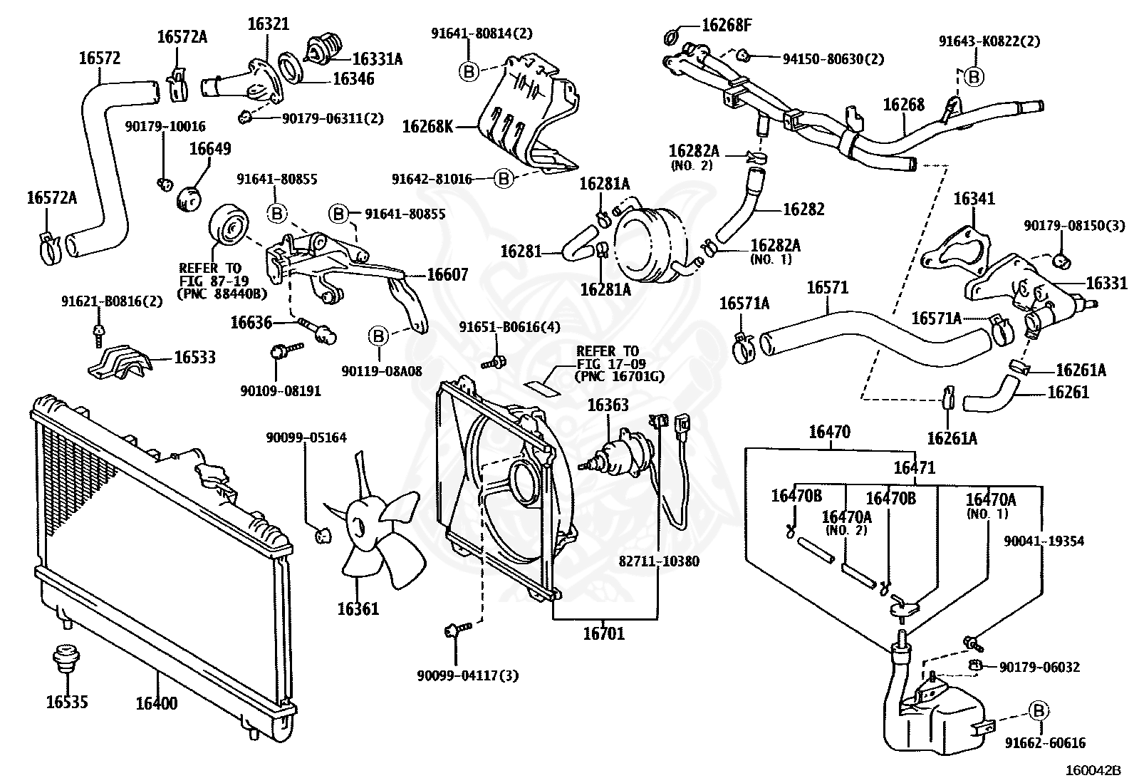 Toyota - Shaft, Idler Pully, No.1