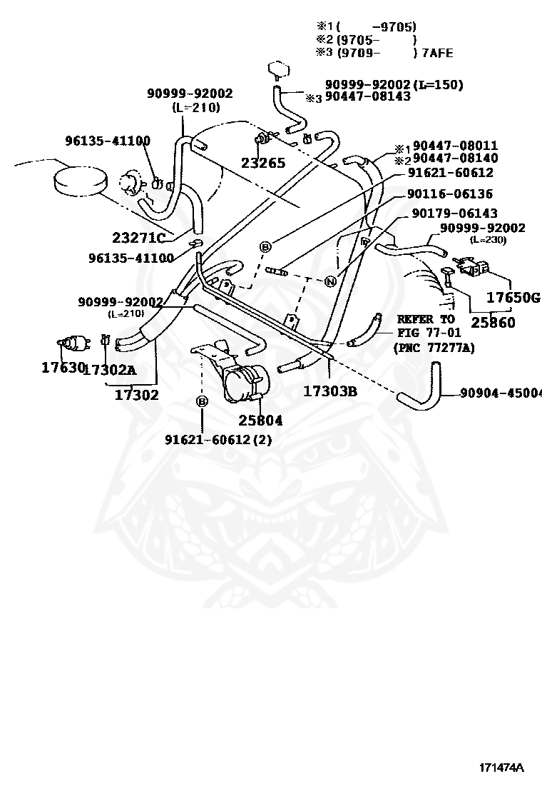 Toyota - Hose