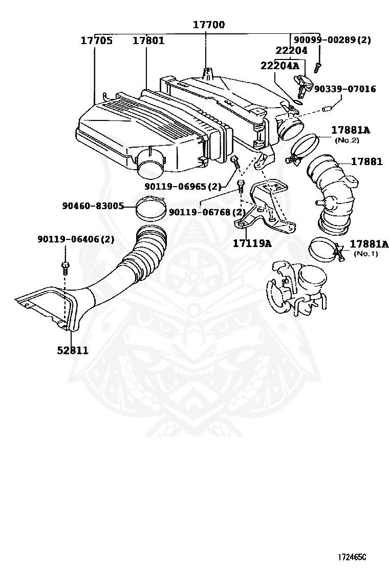 Toyota - Meter Sub-assy, Intake Air Flow
