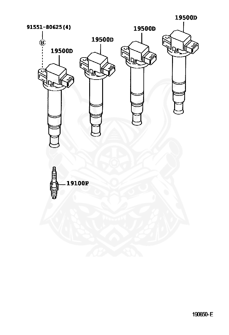 Toyota - Coil, Ignition, No.1