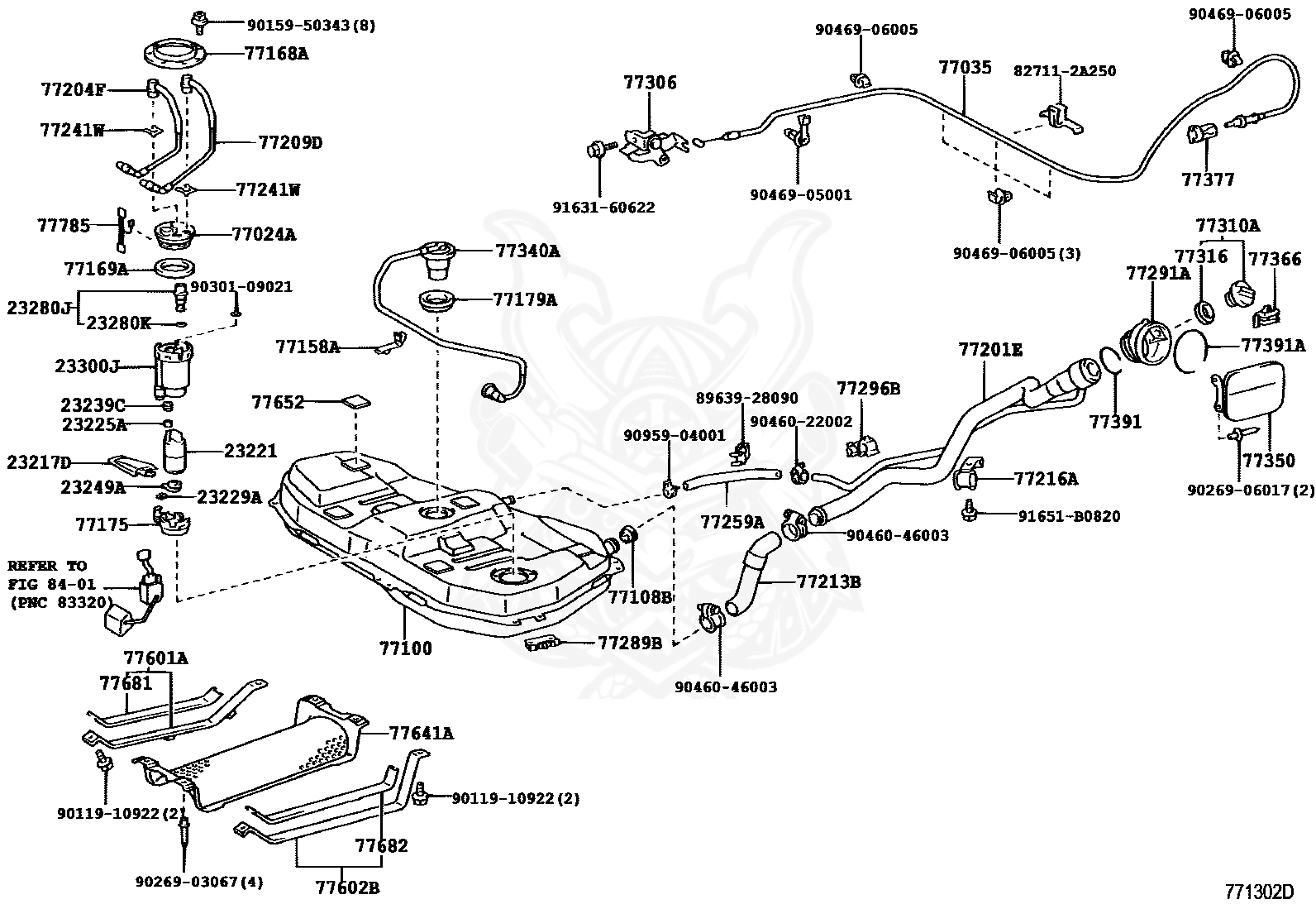 Toyota - Ring, Fuel Inlet Box