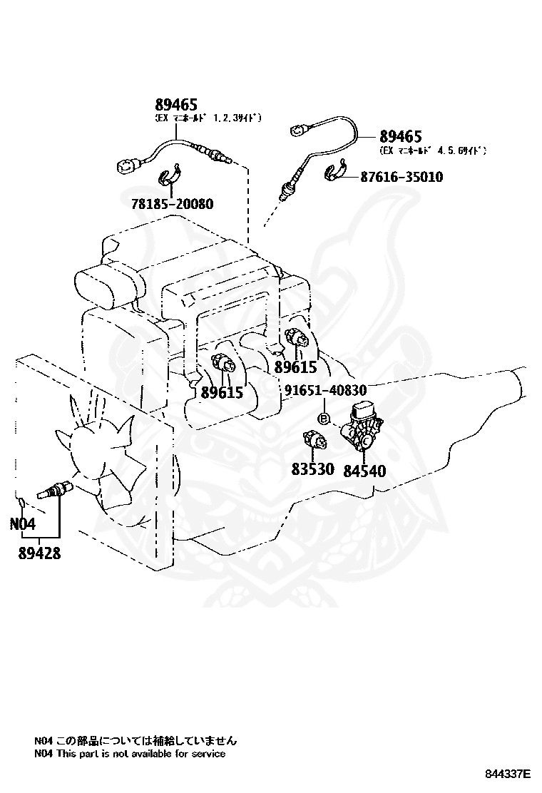 Toyota - SENSOR, KNOCK CONTROL