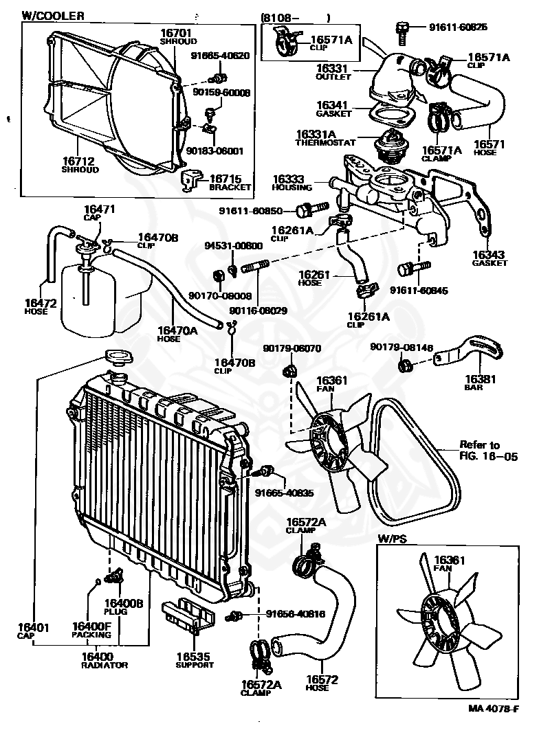 Toyota - Packing (for Radiator Drain Cock)