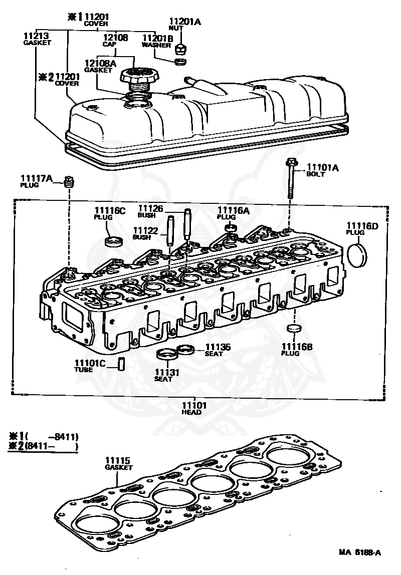 Toyota - Gasket (for Oil Filler Cap)