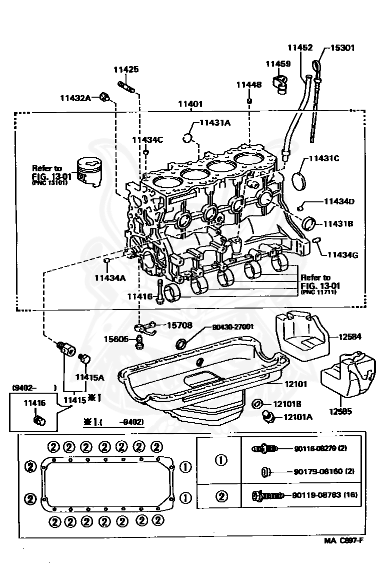 Toyota - OIL CHECK VALVE SUB-ASSY