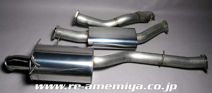 End Muffler + Center Pipe - Pipe Size: 90mm - Tail Size: 101mm - M0-022036-053