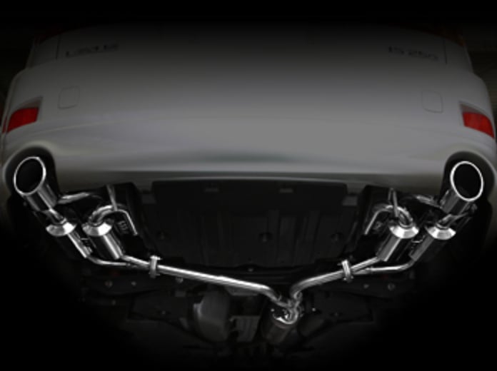 Suruga Speed - PFS Dual Loop Sound Muffler for IS250/IS350 (20 Series)