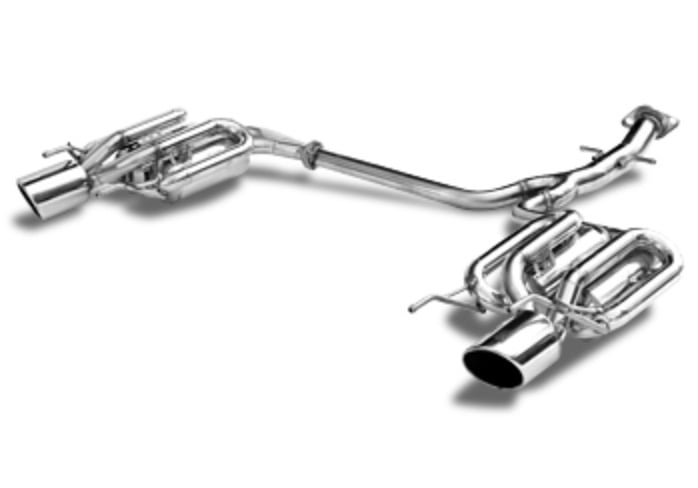 Suruga Speed - PFS Dual Loop Sound Muffler for IS250/IS350 (20 Series)